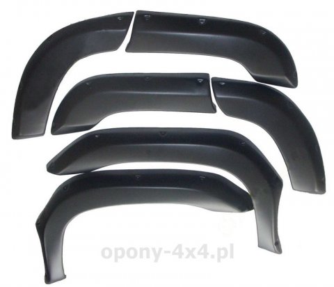 Lemy blatníků 12cm 6 částí ABS Jeep Grand Cherokee WJ 1999-2005r