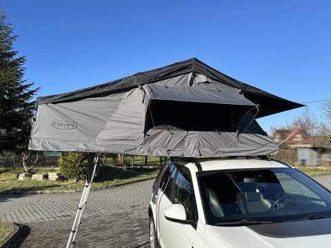 Střešní stan - autostan Escape 160 cm - prodloužený + LED osvětlení USB