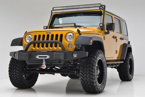 Přední ocelový pevnostní nárazník Jeep Wrangler JK 2007-2018