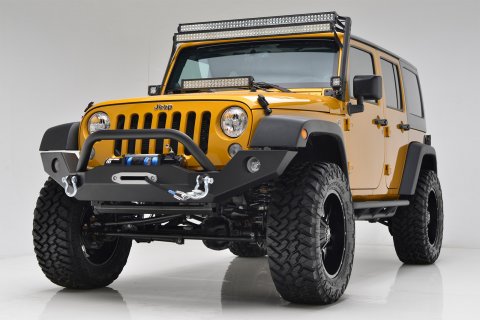 Přední ocelový pevnostní nárazník Jeep Wrangler JK 2007-2018