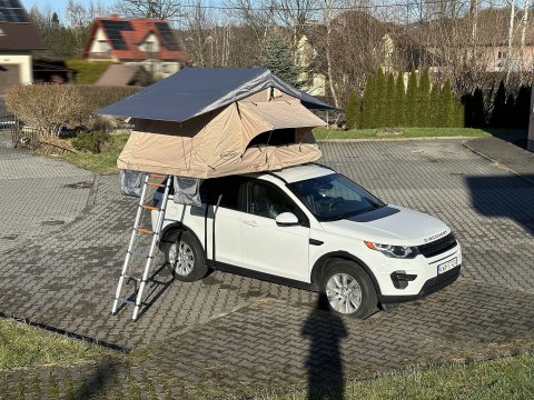 PŮJČOVNA :  AUTOSTAN ESCAPE 140 cm + LED osvětlení USB