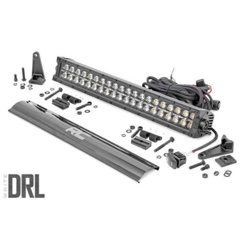 LED rampa 20" dvojitý bílý DRL spot/flood Rough Country Black Series