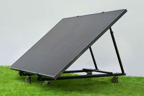 EcoFlow kolečka pro ocelový nastavitelný držák solárního panelu
