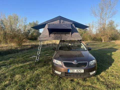PŮJČOVNA : AUTOSTAN ESCAPE 160 cm + LED osvětlení USB