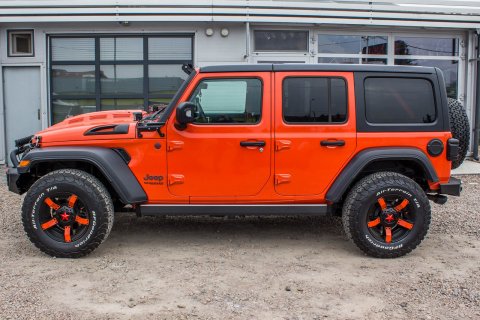 HLINÍKOVÁ SADA PANTŮ DVEŘÍ JEEP WRANGLER JL 2018+ 4D