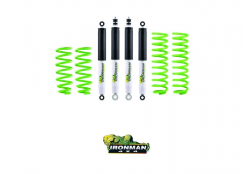 Nissan Patrol Y60 5dveře Sada podvozku IRONMAN4X4 Nitrogas tlumiče  +0-110kg/+200-400kg