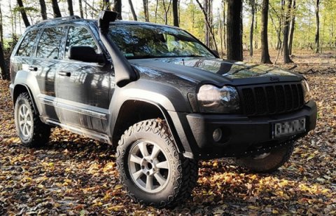 Zvýšené sání - šnorchl Jeep Grand Cherokee WH/WK, 3.0 CRD, 2005-2010